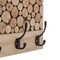 Vintiquewise Natural Wood Hook Rack with Five Hooks for Entryway, Office, Bedroom, and Playroom QI004387 - alternate 6